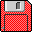 Red Floppy Disk