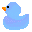 Rubber Duckie Blue