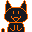 black n orange yappin kittay