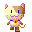 Kitty playing Hopscotch