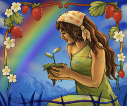 Rainbows and strawberries