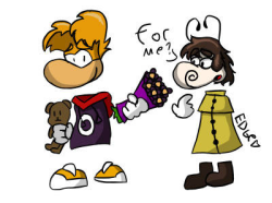 Rayman selfship art