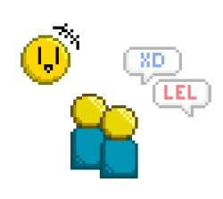 messenger application-style pixel art icons