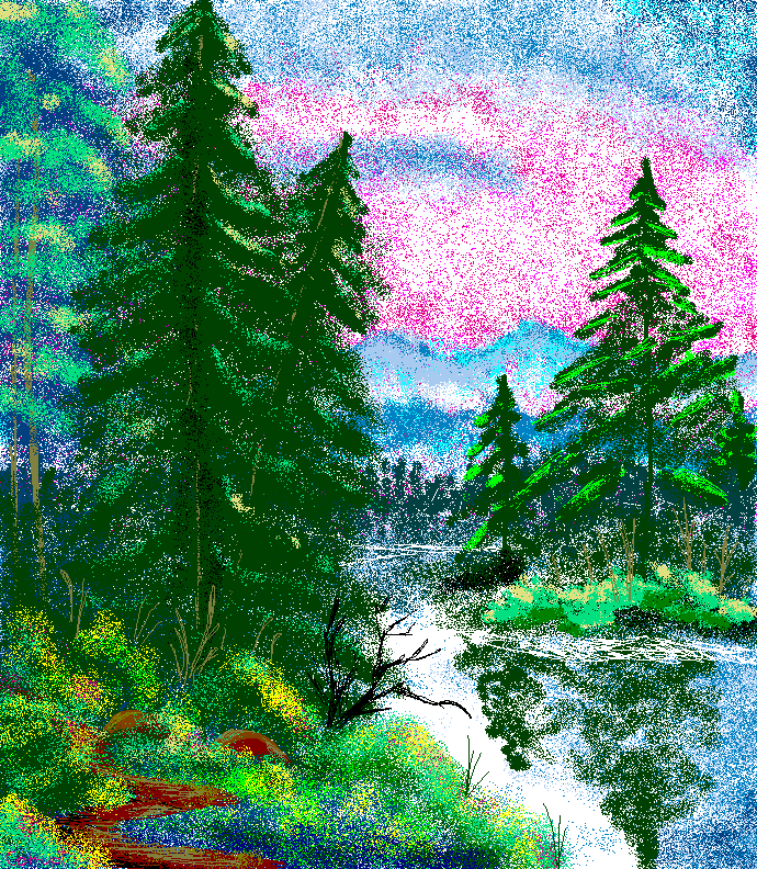 Happy Little Trees