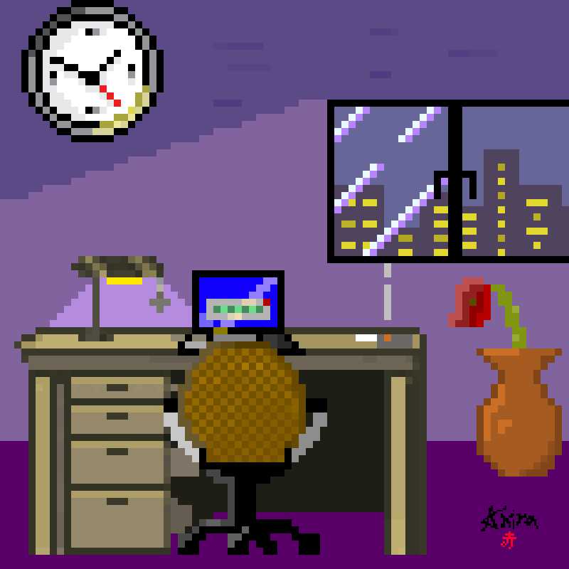 Office at Night, a level in my cancelled game