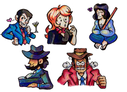 Lupin Doodles