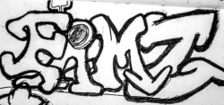 uncolored sketchbook tag