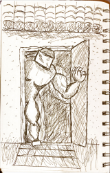 Dump of the Concept Art for my scrapped Survival Horror Game because I like the art ×9