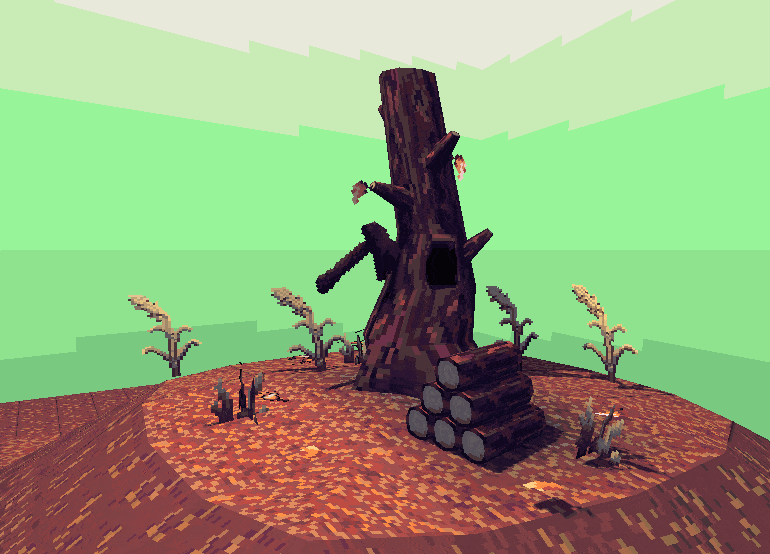 Low-Poly tree