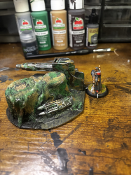 DIY war cannon terrain