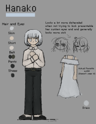 Hanako Reference Sheet