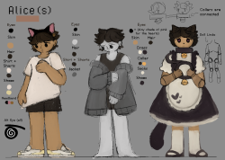 Alice Reference Sheet