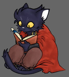 Zuzu taking notes