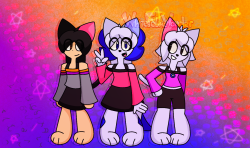 Triple Feline Wonders!