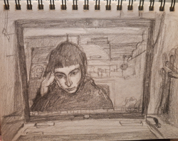 Self portrait from webcam