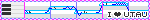 I Love UTAU Blinkie
