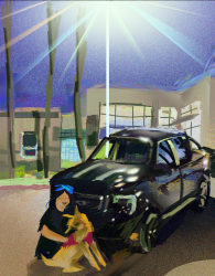 study of my friends car and columbo also
