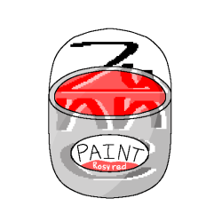 Paint Bucket: Rosy Red
