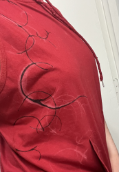 testing out new fabric paint