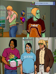 Buncha Sims 2 curimomos ×4