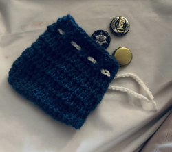 Bottle Cap Drawstring Bag
