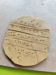 Clay tablet