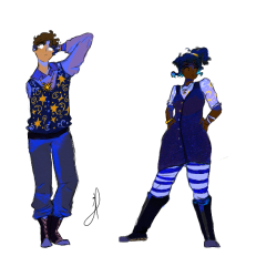 my ocs in whimsigoth fits!!