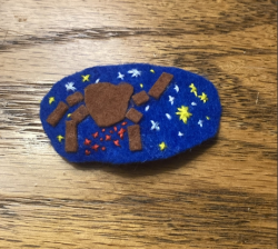 Rocky hair clip :)