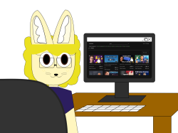 Samantha about to watch some YouTu- eh?