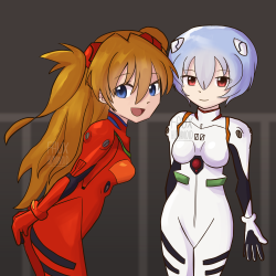 Rei and Asuka
