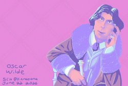 Oscar Wilde portrait  - June 22 2026