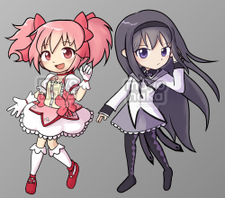 Madoka and Homura
