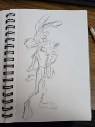 He is very hard to draw