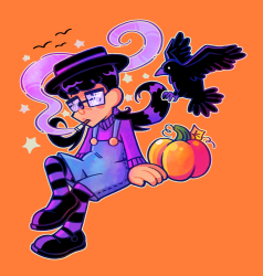 jeanie and crow orange version