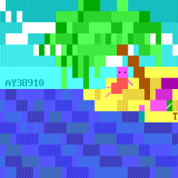 Tropical Island (originally posted on 16 Colors)