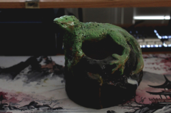 Pot with Dragon Handle