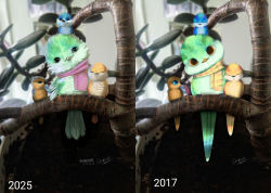 Birds Paintover