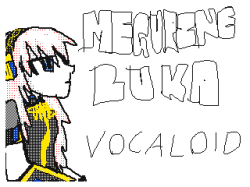 Luka but in Flipnote Studio 3D (copied her design in Project DIVA 2nd)