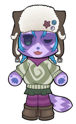 Whimsical Raccoon