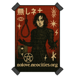 nolove.neocities.org prophecy poster
